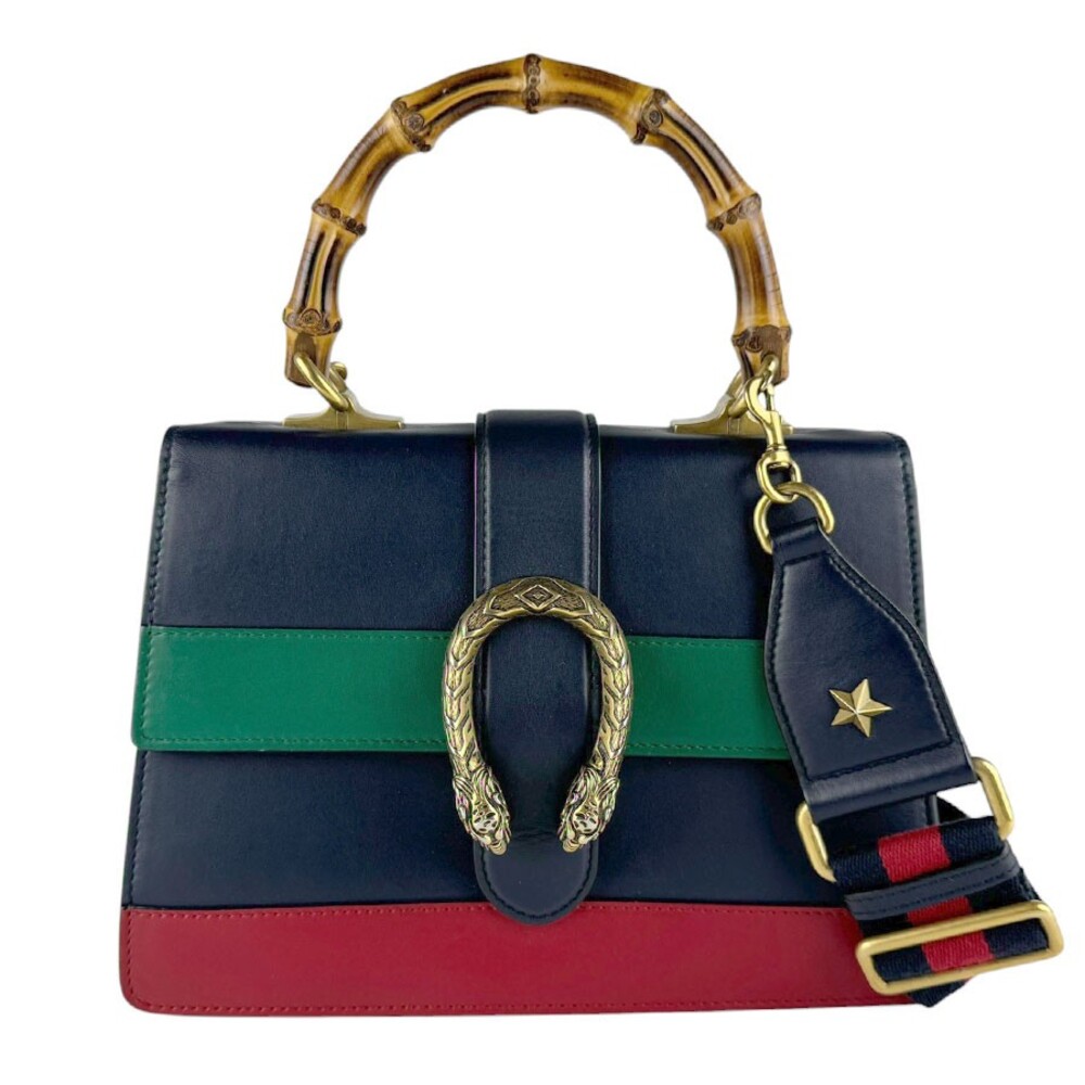 Auth Gucci Dyonisus Bamboo Handbag #293640G78B